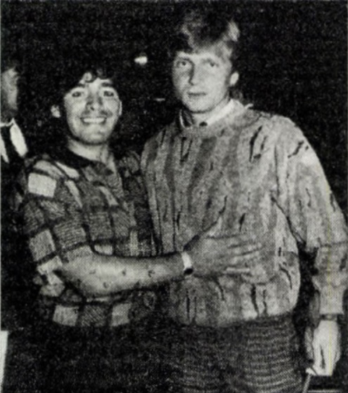 Lajos Detari e Diego Maradona